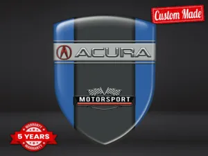 Honda Acura Sticker Porte Auto Résistant Limité Qualité